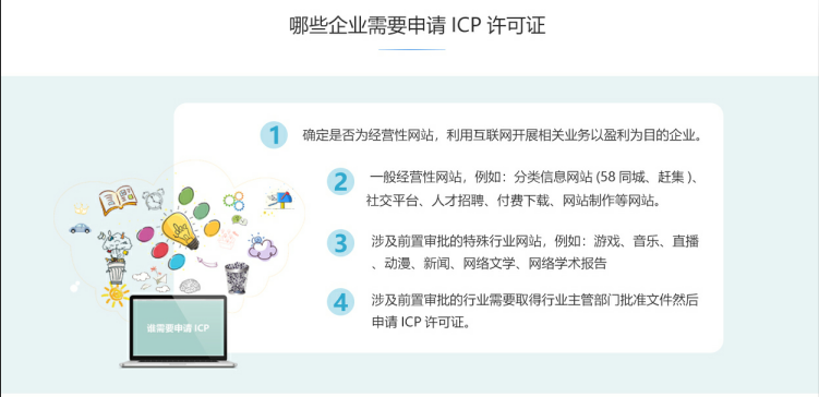张港镇ICP牌照、ICP许可证办理流程
